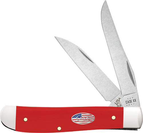 CASE KNIVES AMERICAN WORKMAN – RED SNYTHETIC MINI TRAPPER