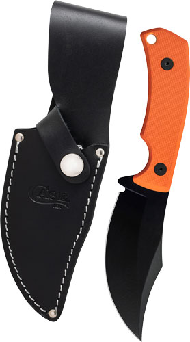 CASE KNIVES HUNTER CT3 ORANGE – TEXTURED G10 & LEATHER SHEATH