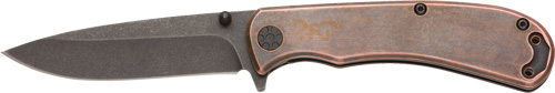 BROWNING KNIFE RIVET FOLDER – 3″ COPPER W/FINGER FLIPPER