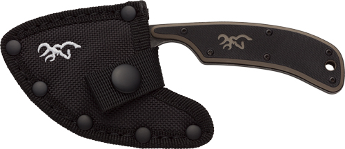 BROWNING KNIFE CUTOFF SKINNER – 2.5″ BLADE BLACK W/SHEATH