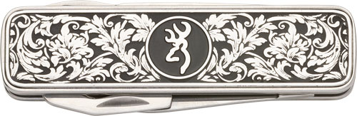 BROWNING KNIFE MORGAN FOLDER – MULTI FUNCTION SCROLL ENGRAVED