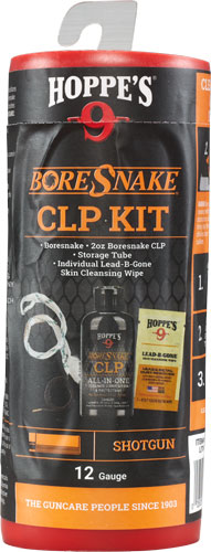 HOPPES BORESNAKE CLEANING KIT – COMBO W/CLP 12GA SHOTGUN