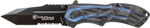 S&W KNIFE BLACK OPS 3RD GEN. – BLUE HANDLE MAGIC ASSIST