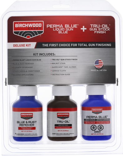 B/C DELUXE PERMA BLUE/TRU-OIL – COMPLETE FINISHING KIT