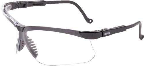 HOWARD LEIGHT GENESIS GLASSES – BLACK FRAME/CLEAR LENS