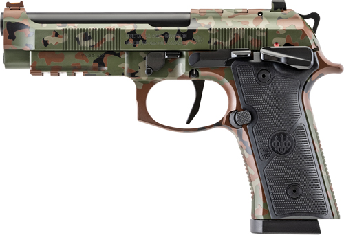 BERETTA 92XI SAO FS 9MM 4.7″ – 15RD FLECTARN CAMO 2 MAGS
