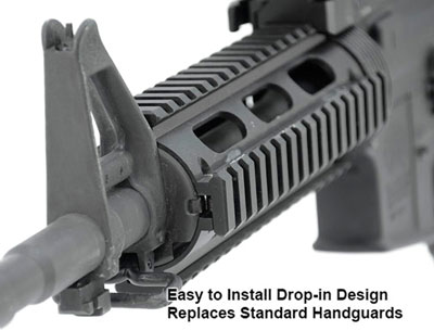 UTG RAIL PICATINNY AR-15 7″ – 2-PC DROP-IN CARBINE LENGTH