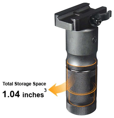 UTG VERTICAL FOREGRIP 4.7″ – FOLDING QD PICATINNY ALUMINUM