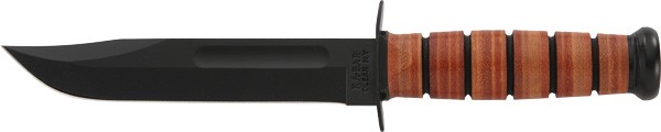 KA-BAR FIGHTING/UTILITY KNIFE – 7″ W/LEATHER SHEATH US ARMY