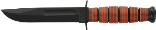 KA-BAR FIGHTING/UTILITY KNIFE – 5.25″ SHORT W/LTHR SHTH USMC