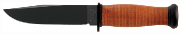 KA-BAR MARK I NAVY KNIFE – 5-1/8″ W/LEATHER SHEATH USN
