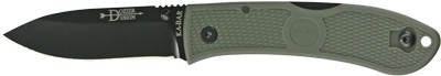 KA-BAR DOZIER FOLDING HUNTER – 3″ FOLIAGE GREEN