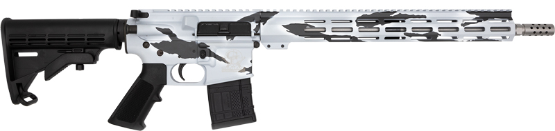 GLFA AR15 RIFLE 350 LEGEND – 16″ S/S 5RD PURSUIT SNOW CAMO