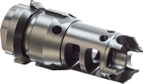 LANTAC DRAGON MUZZLE BRAKE 9MM – 1/2-28 DEAD AIR KEYMO WOLFMAN