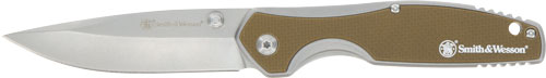 S&W KNIFE CLEFT 3.25″ SPRING – ASSIST G10 SCALES HANDLE