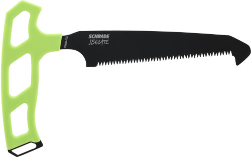 SCHRADE KNIFE ISOLATE LARGE – BONE SAW 5″ SK5 BLACK/GREEN