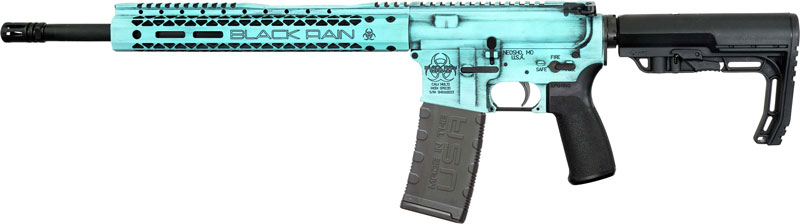 BLACK RAIN SPEC+ FUSION RIFLE – 5.56 16″ TIFFANY BLUE 30RD