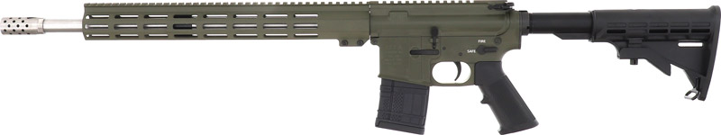 GLFA AR15 450 BUSHMASTER – 18″ S/S BBL OD GREEN