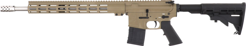 GLFA AR15 450 BUSHMASTER – 18″ S/S BBL FLAT DARK EARTH