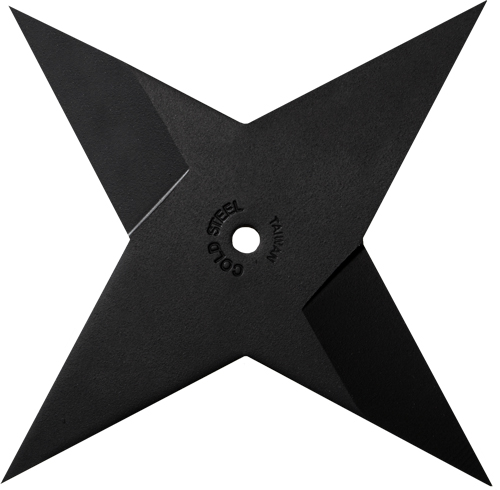 COLD STEEL MEDIUM SURE STRIKE – THROWING STAR 3-PACK BLACK