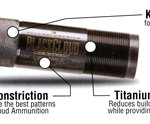 CARLSONS CHOKE TUBE BLACK – CLOUD 12GA L-RANGE REM CHOKE