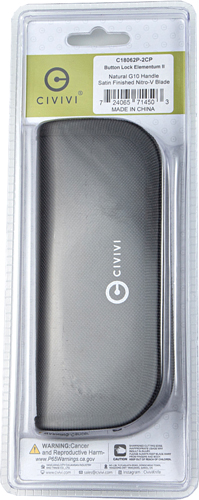 CIVIVI KNIFE ELEMENTUM II 2.96 – ” NATURAL G10/SATIN CLAM PACK