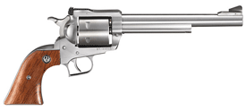 RUGER SUPER BLACKHAWK 44MAG – 7.5″ AS STAINLESS HARDWOOD