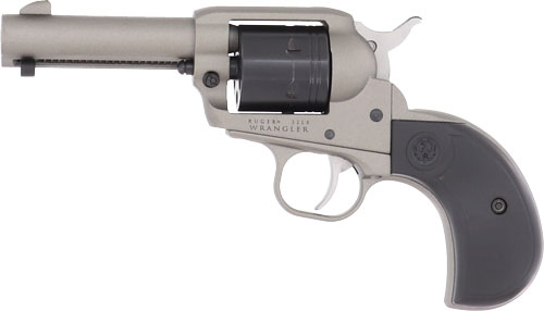 RUGER WRANGLER 22LR 3.75″ – FS 6-SH SILVER BIRDSHEAD GRIP