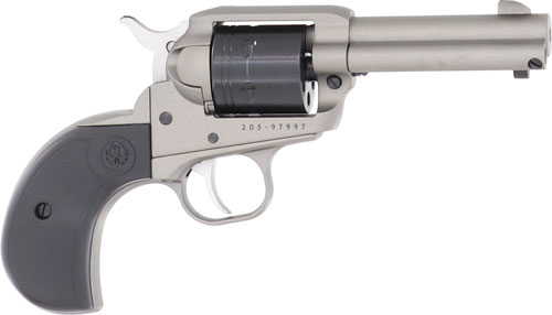 RUGER WRANGLER 22LR 3.75″ – FS 6-SH SILVER BIRDSHEAD GRIP
