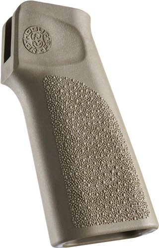 HOGUE AR15 15 DEGREE VERTICAL – POLYMER NO FINGER GROOVES FDE