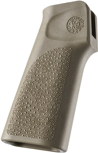 HOGUE AR15 15 DEGREE VERTICAL – POLYMER NO FINGER GROOVES FDE