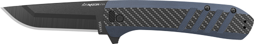 OUTDOOR EDGE RAZOR VX4 3″ FLDR – CARBON BLUE G10 BLACK DP