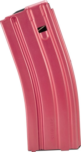 CPD MAGAZINE AR15 5.56X45 30RD – RED FINISH ALUMINUM
