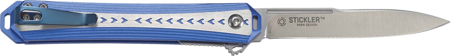 CRKT STICKLER 3.38″ FOLDER – ASSISTED SS/BLUE HANDLE