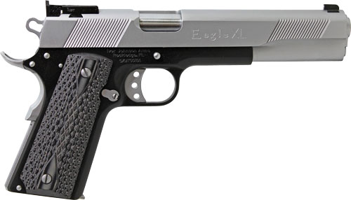 IVER JOHNSON EAGLE XL 2-TONE – 10MM 6″ ADJ 8RD M.CHROME SLIDE