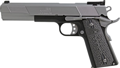 IVER JOHNSON EAGLE XL 2-TONE – 10MM 6″ ADJ 8RD M.CHROME SLIDE