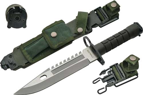 SZCO RITE EDGE 7.75″ M-9 – COMMANDO KNIFE W/SHEATH
