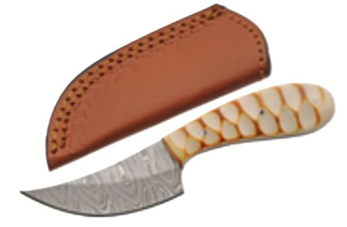 SZCO RITE EDGE 2.75″ GROOVED – BURNED BONE SKINNER W SHEATH