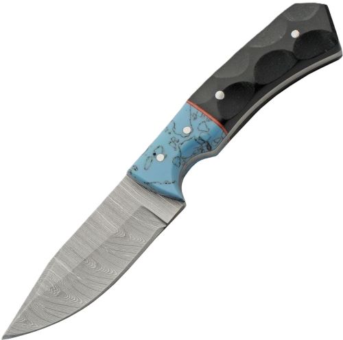 SZCO RITE EDGE 3″ TURQUOISE – MICARTA SKINNER W/LEATHER SHTH