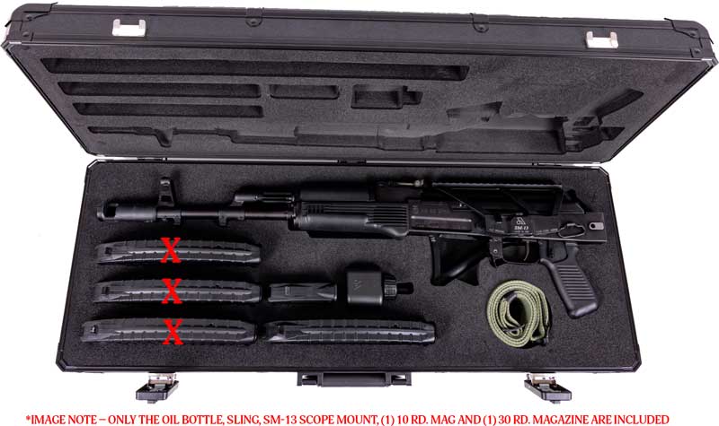 ARSENAL SAM7SF-86 7.62X39 – RIFLE 1-30RD/1-10RD MAG BLACK