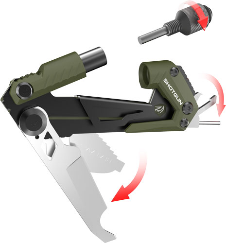 REAL AVID CORE GUN TOOL SHTGUN – CARRY MULTI-TOOL CARABINER