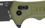 REAL AVID RAV-4 KNIFE ASSISTED – FOLDING 3.25″ BLD GREEN NYLON