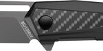 REAL AVID RAV-5 KNIFE ASSISTED – FOLDING 3.4″ BLD BLACK ALUM.