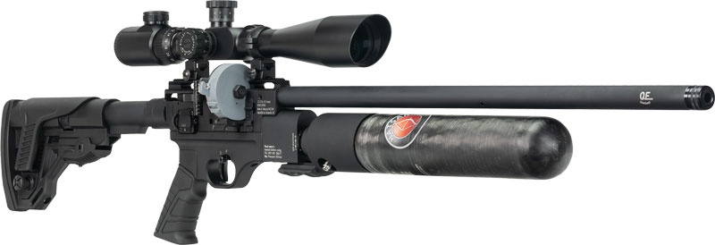 HATSAN FACTOR RC .25 PCP – SIDE LEVER 2-MAGS BLACK