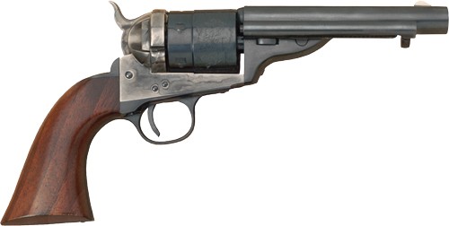 CIMARRON 1860 RICHARDS-MASON – 45LC 5.5″ FS BLACK WALNUT