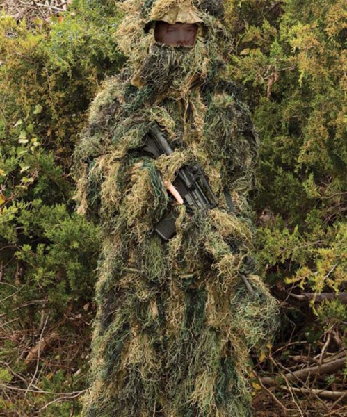 RED ROCK GHILLIE SUIT WOODLAND – 5 PIECE ADULT MEDIUM/LARGE