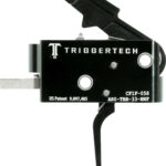 TRIGGERTECH AR-15 TWO STAGE – BLACK COMPETITIVE FLAT