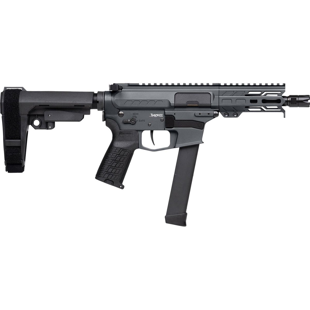 CMMG Banshee Fixed Ejector MkGs Pistol 9mm Luger 33rd Magazine 5” Barrel Tungsten w/Brace