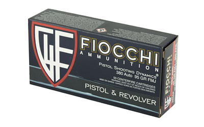 FIOCCHI 380ACP 95GR FMJ 50/1000