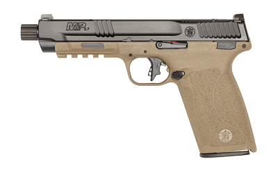 S&W M&P 5.7X28 OR TB 22RD 5″ FDE/BLK